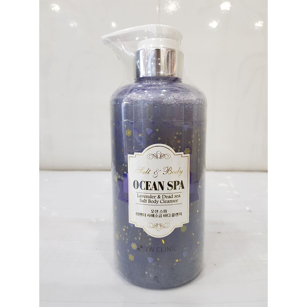 Sữa Tắm Muối Biển Tẩy Da Chết 3W CLINIC Salt And Body Ocean Spa 500ml Hàn Quốc | BigBuy360 - bigbuy360.vn