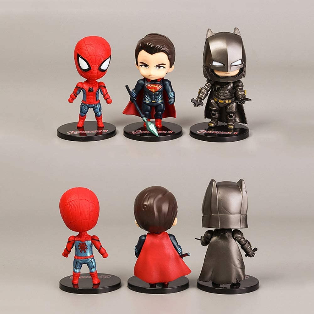 Set 6 Mô Hình Các Nhân Vật Trong Phim The Avengers