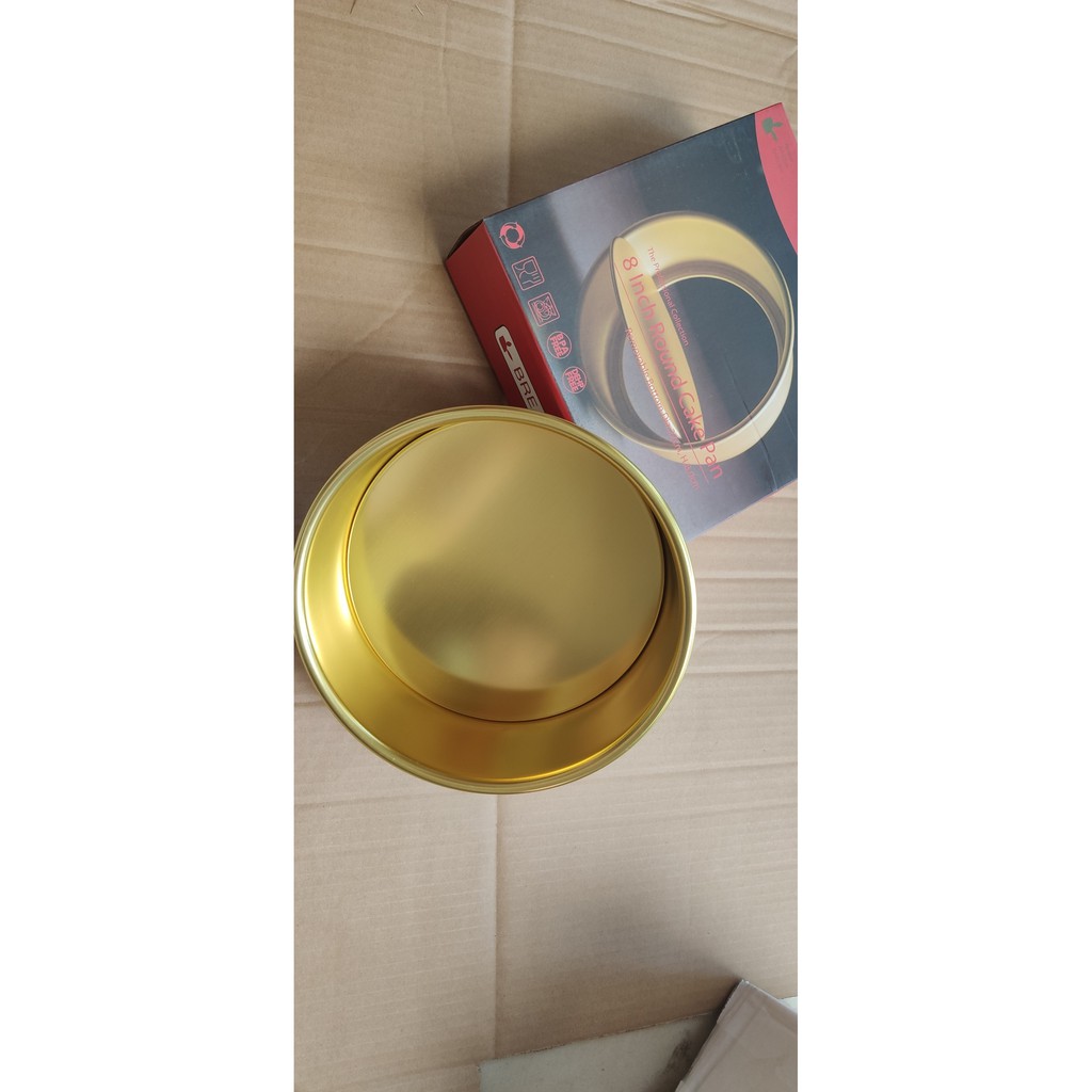 Khuôn Nhôm Vàng 8&quot; Đế Rời Breadleaf