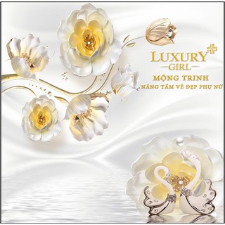 Tranh dán tường Tranh trang trí cửa hiệu làm đẹp TRINH LUXURY GIRL