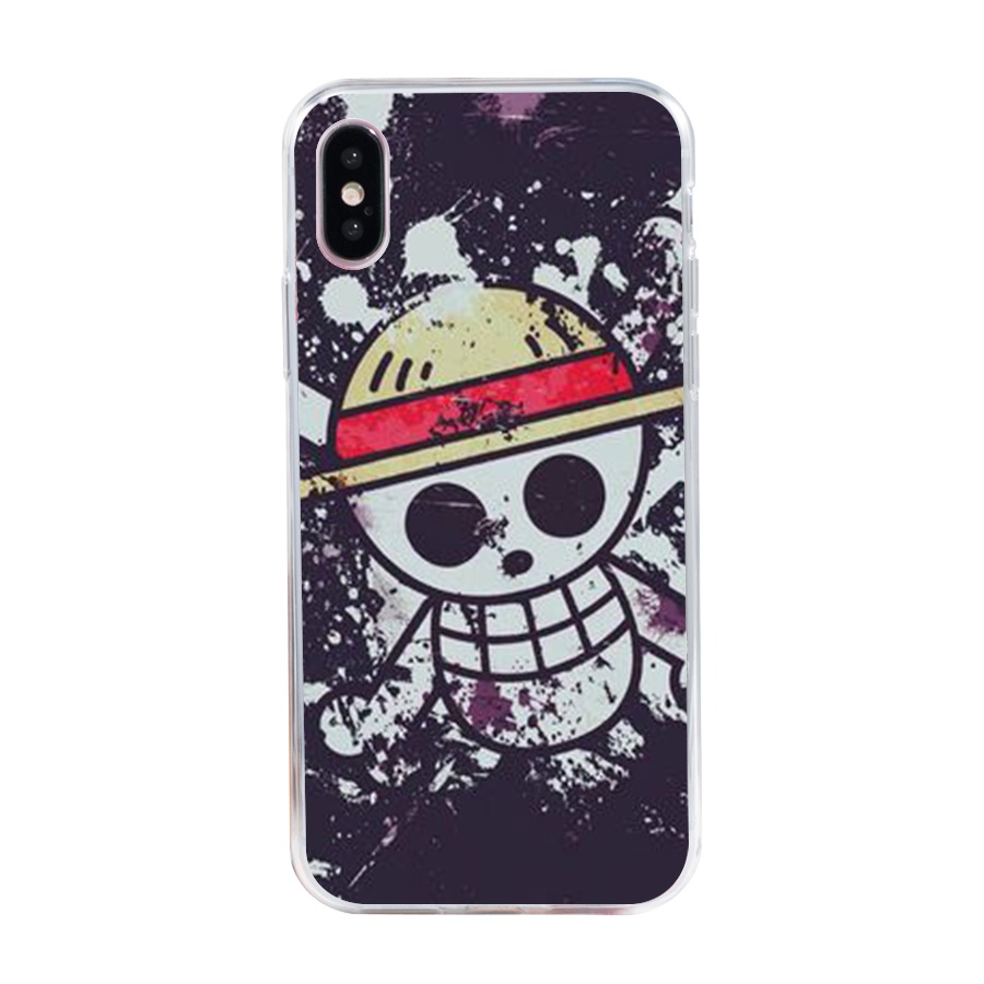 Ốp Điện Thoại TPU Silicon Mềm Hình Anime One Piece Cho iphone x iphone xs 11 pro
