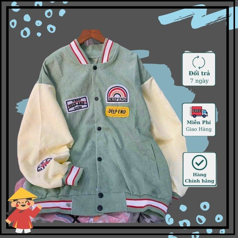 Áo Bomber Deep End Hot Trend - Áo Khoác Mùa Đông