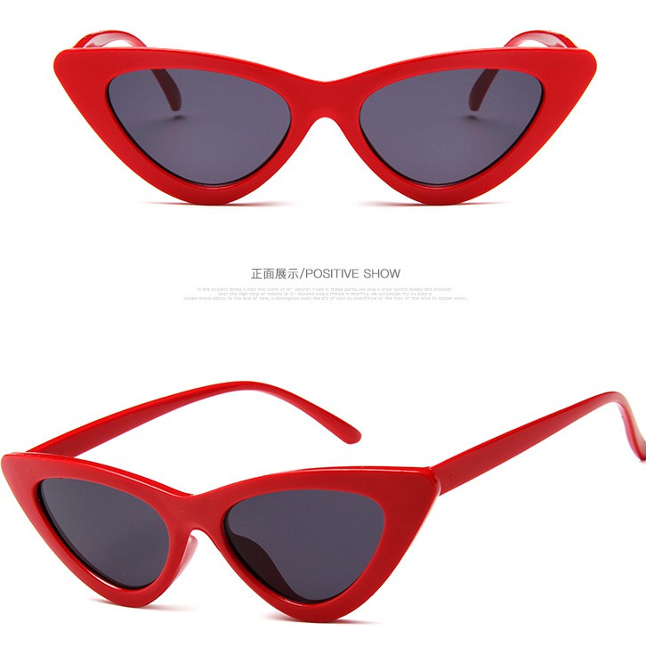Kính mát hình mắt mèo phong cách thời trang sang trọng cho nữ