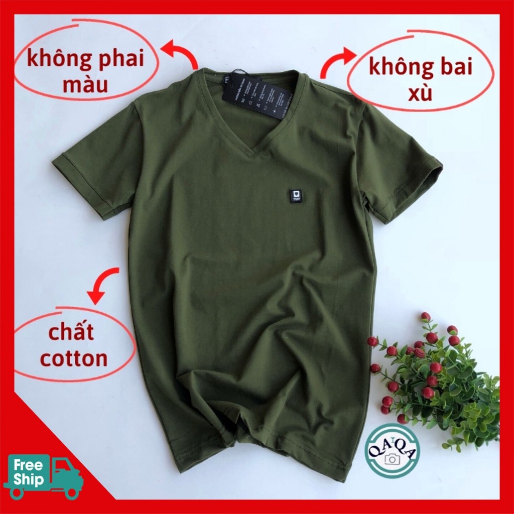 Áo thun nam trung niên chất cotton đẹp nhiều màu ngắn tay không cổ cao cấp