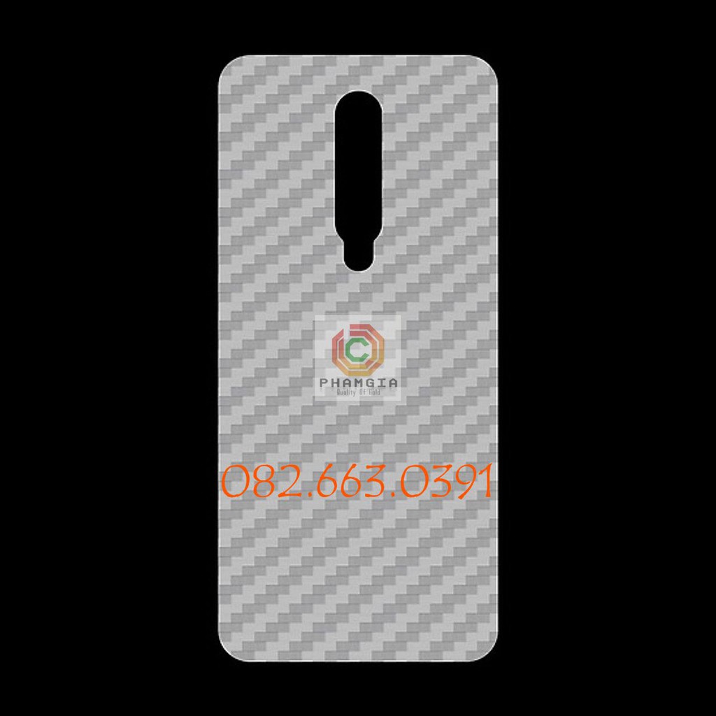 Miếng dán mặt lưng skin carbon Xiaomi Mi 9T/ Mi 9T PRO