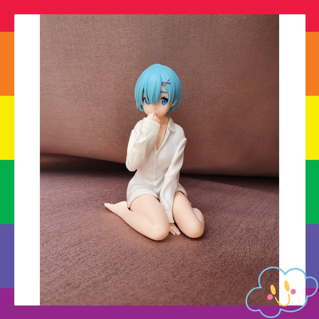 Mô Hình Rem Mặc Áo Sơ Mi Figure Re: Zero Mô Hình Không Hộp