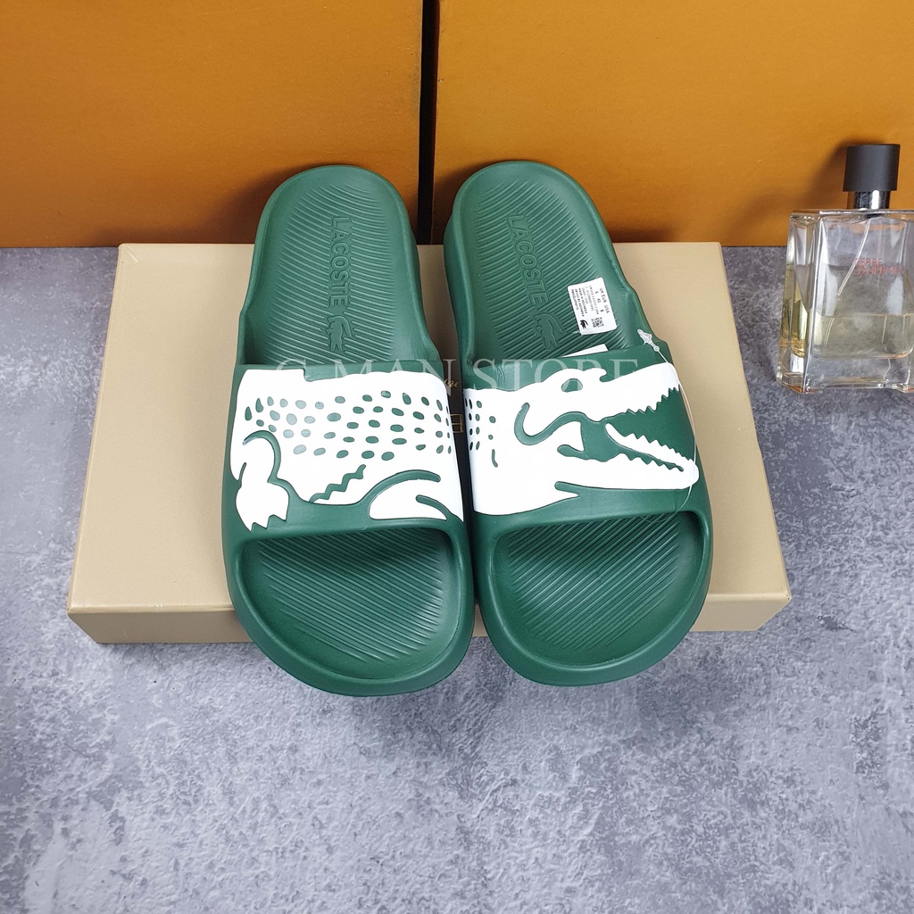 Dép đúc nam cá sấu há miệng, Dép quai ngang nam nữ Lacos.tee mang êm chân thời trang cao cấp G-Man