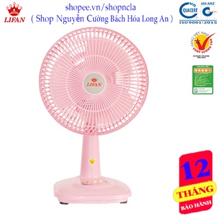 Quạt bàn, quạt cỡ nhỏ 2 tốc độ, chạy êm, thương hiệu lifan 3 cánh 20cm 22w, model b-109