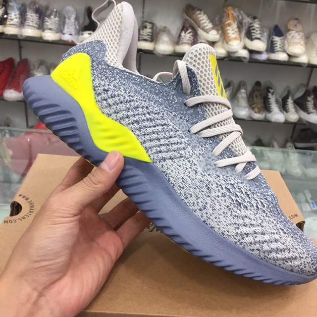 (ẢNH THẬT ) Giày thể thao ALPHABOUNCE beyound 2018 xám xanh