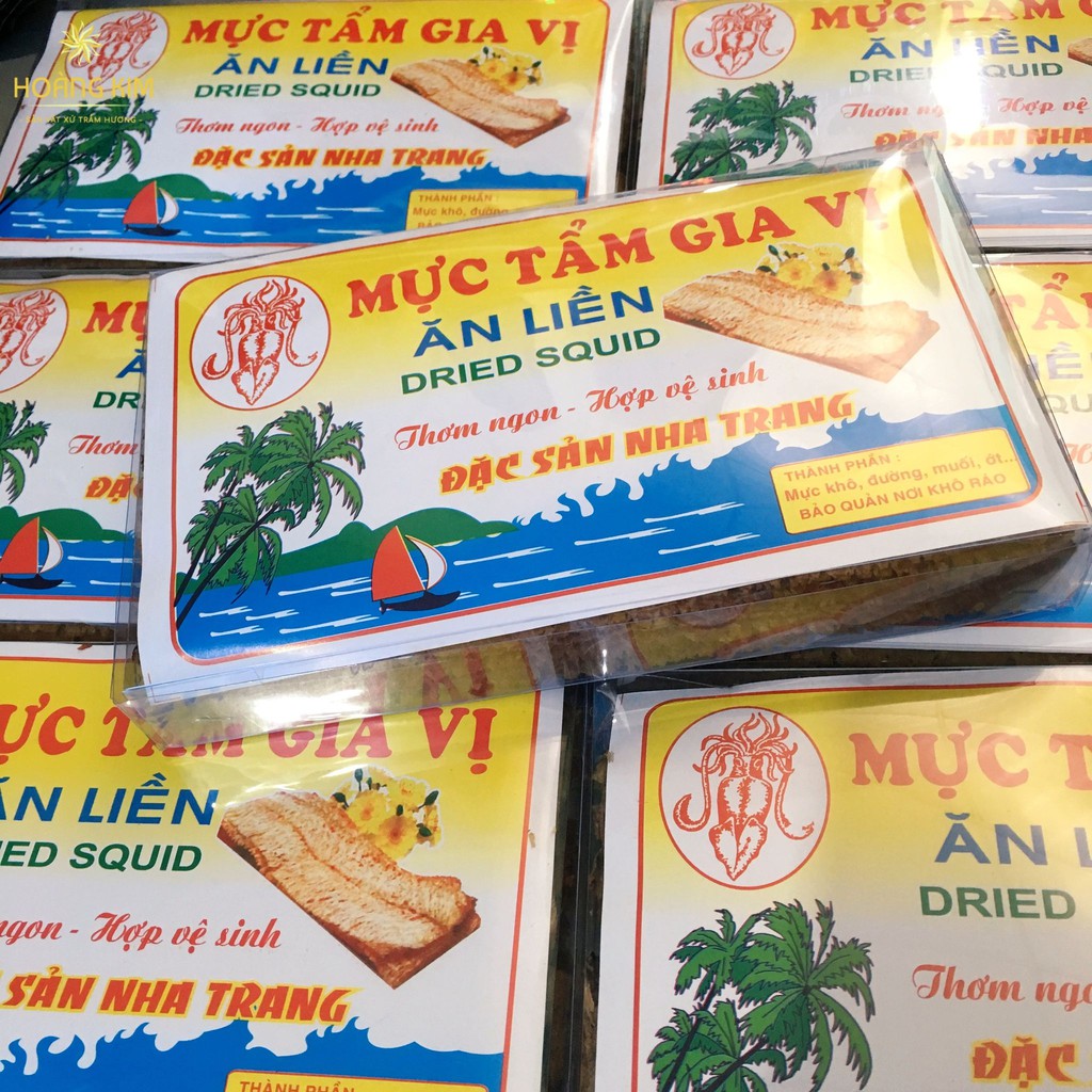 🔥 Hot Mực cán tẩm nguyên con siêu ngon size bự 🔥 Đặc sản Nha Trang