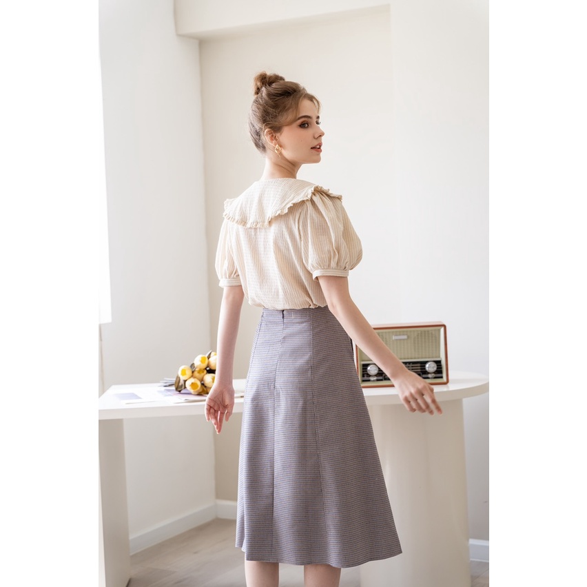 Lily shirt + Caro skirt