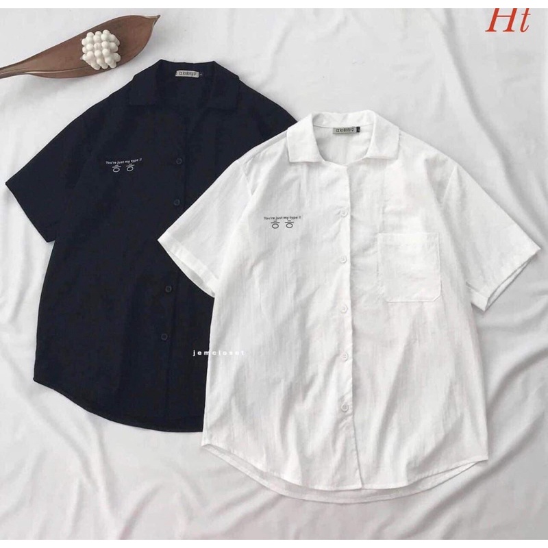 Áo sơ mi cộc tay ký hiệu You’re H2A887