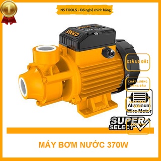 Máy bơm nước dây đồng dùng điện 220v 0.5 hp 370w ingco vpm3708 đẩy cao 35m có tuỳ chọn thêm rờ le tự động