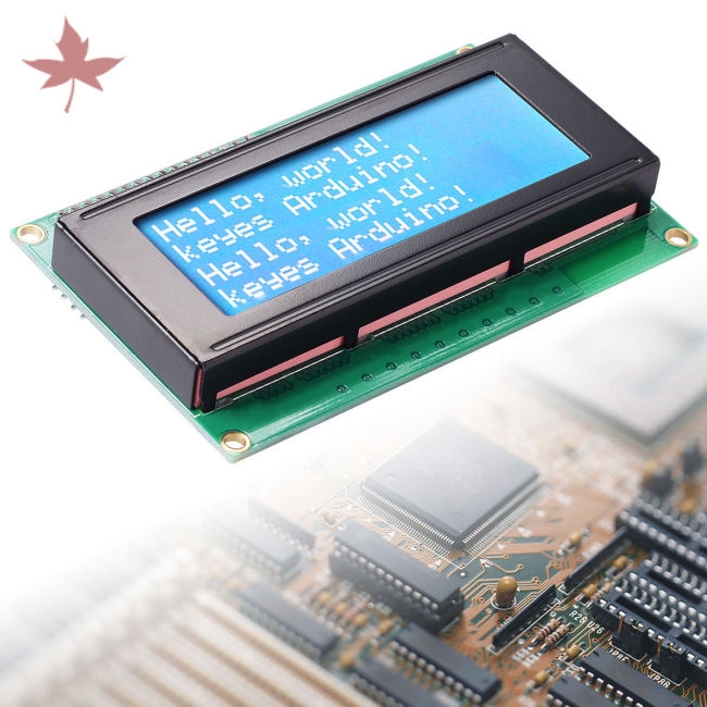 Mô đun màn hình hiển thị LCD màu xanh dương IIC/I2C/TWI 2004 204 20X4 dành cho Arduino