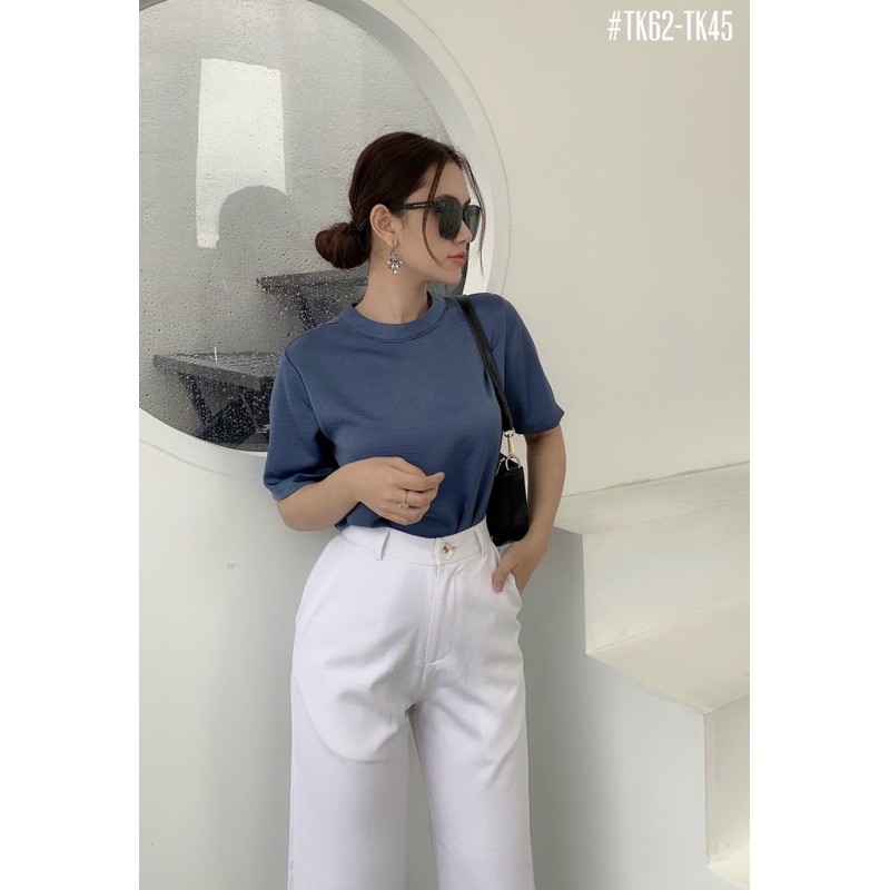 ÁO CỔ TRÒN THIẾT KẾ [Moment House]