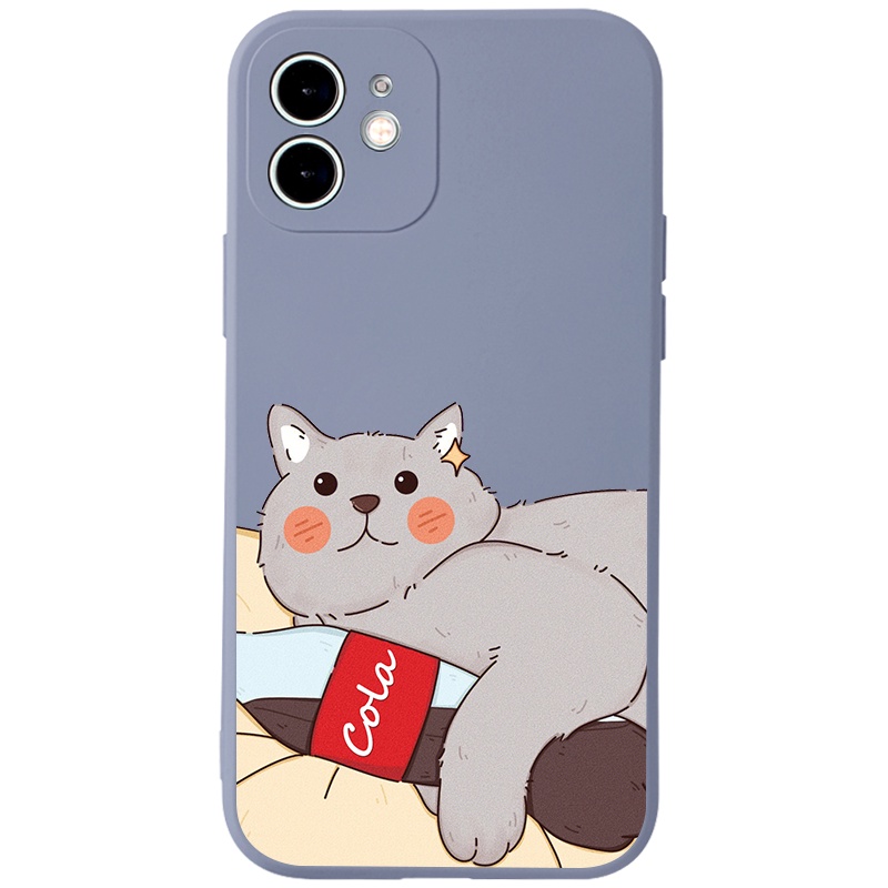 Ốp lưng JURSUE hoạt hình cặp đôi dễ thương đẹp Cho iPhone 14 13 12 11 Pro Max SE 2020 X XR XS 8 7 ip 6S 6 Plus kute Y2338