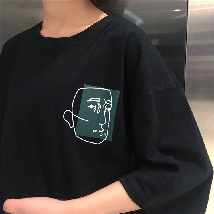 Áo Thun T-shirt Tay Ngắn In Hình Phong Cách Mùa Hè Dành Cho Nữ