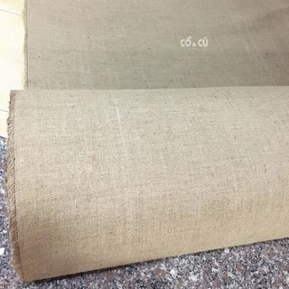 Vải Bố Nâu Thô Vintage