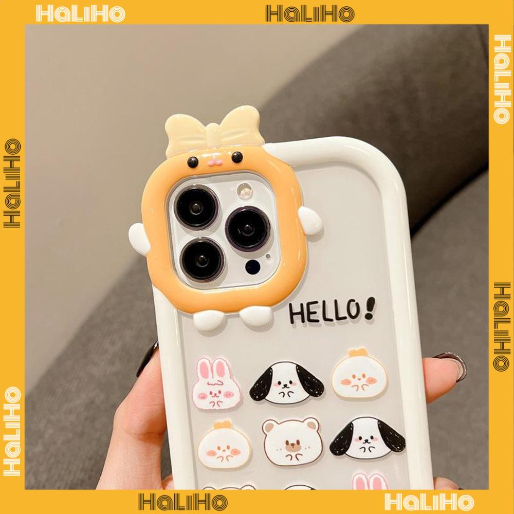 iPhone Case Silicone Soft Case Clear Case Airbag Shockproof Protection Camera Shiny Feel Puppy Cartoon Cute Compatible For iPhone 11 Pro Max 13 Pro Max 12 Pro Max 7Plus xr XS Max