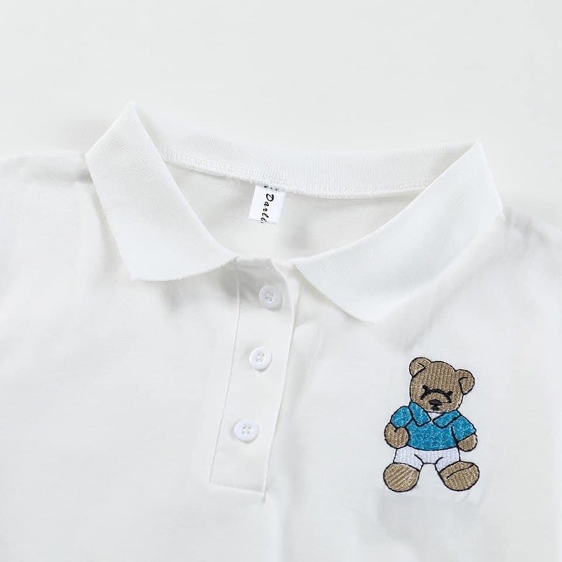 VÁY POLO XOÈ THÊU GẤU | BigBuy360 - bigbuy360.vn