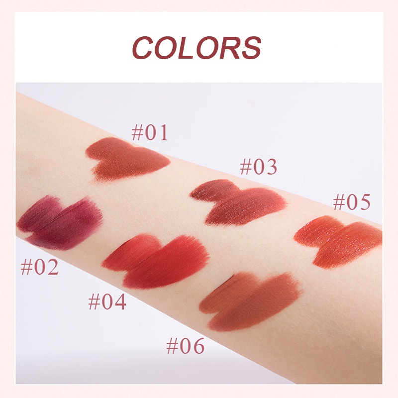 Son Kem Lì ZUK Luxury Rose Velvet Lip Glaze