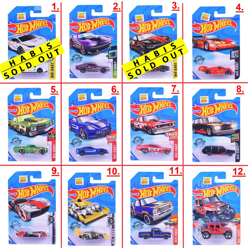 Khuôn Cắt Giấy Kim Loại Hình Xe Hotwheel