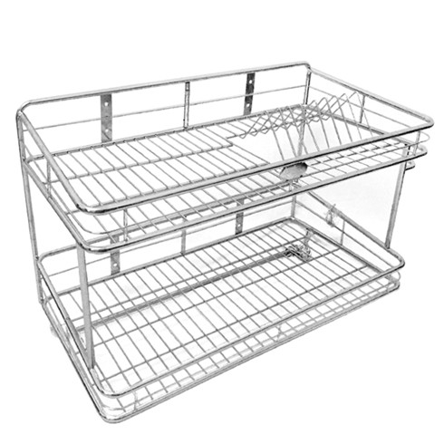 Kệ chén treo tường 2 tầng Inox