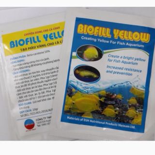 BIOFIL YELLOW giúp lên màu vàng tươi đẹp gói 10g