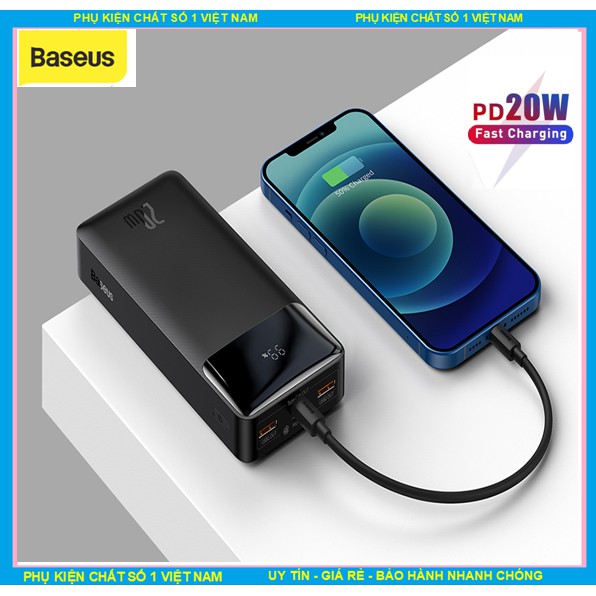 Pin sạc dự phòng 20W  Baseus 20.000Mah PPDML-M01 Màn hình FULL LED bảo hành chính hãng 12 tháng.