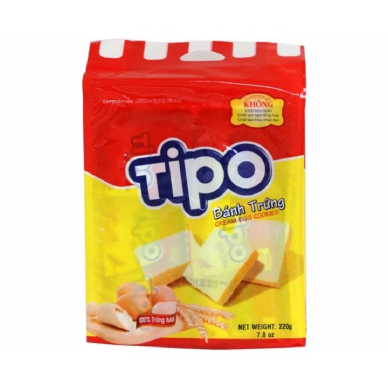BÁNH TRỨNG KEM TIPO HỮU NGHỊ GÓI 220g-115g