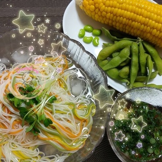 Mì somen ngũ sắc cho bé 9M+