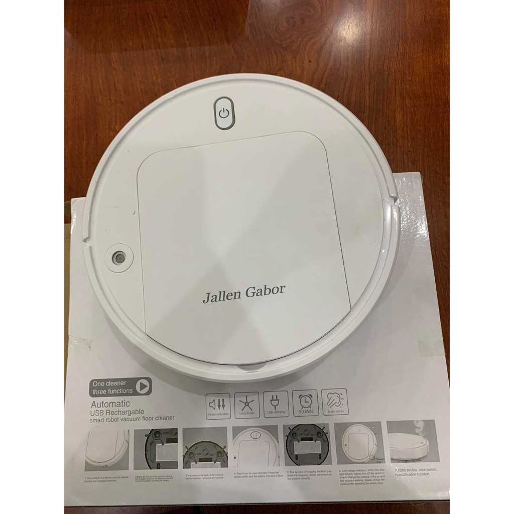 Robot Hút Bụi Jallen Gabor IS25 Thông Minh - Máy Hút Bụi Lau Nhà Tự Động Giá Rẻ