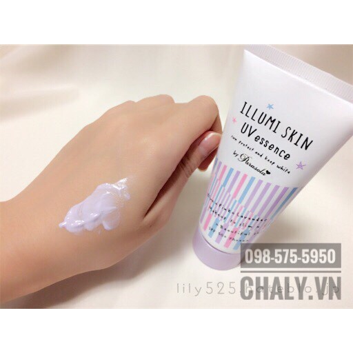 Chống nắng nang tông che phủ Illumi Skin UV Essence. Mẫu mới. Che phủ tốt. No 2 Cosme. Xách tay trực tiếp