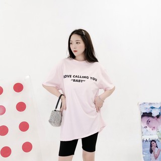 [Mã BMLT35 giảm đến 35K đơn 99K] Áo phông hồng CALLING BABY TSHIRT/PK