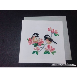Thiệp Quilling năm mới