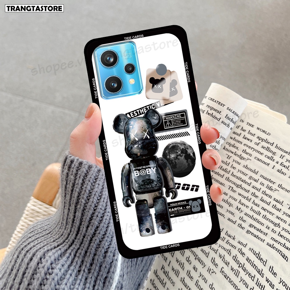 Ốp Realme 9i / 9 Pro in hình gấu Bearbrick,Mountain,xanh,đen,đỏ giá rẻ
