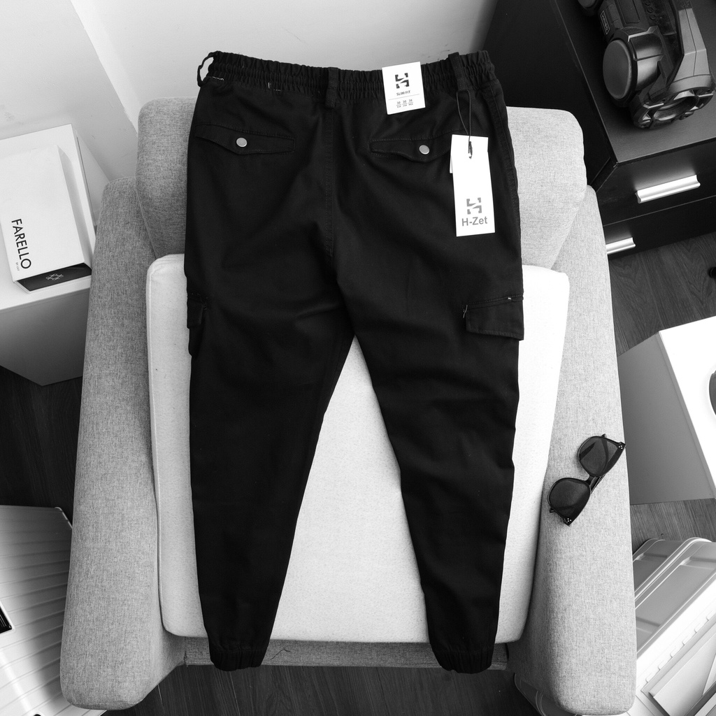 Quần Jogger túi hộp nam - Quần túi hộp kaki nam  - JGTH350