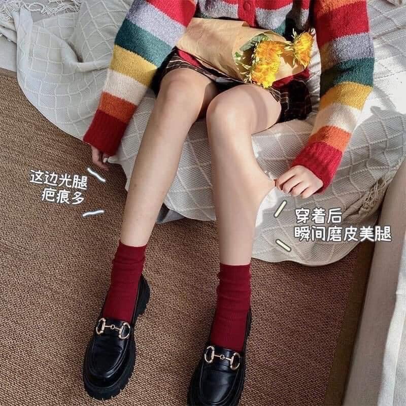 Quần Tất Nữ Che khuyết điểm, con ong siêu dai trống trầy xước thật chân.