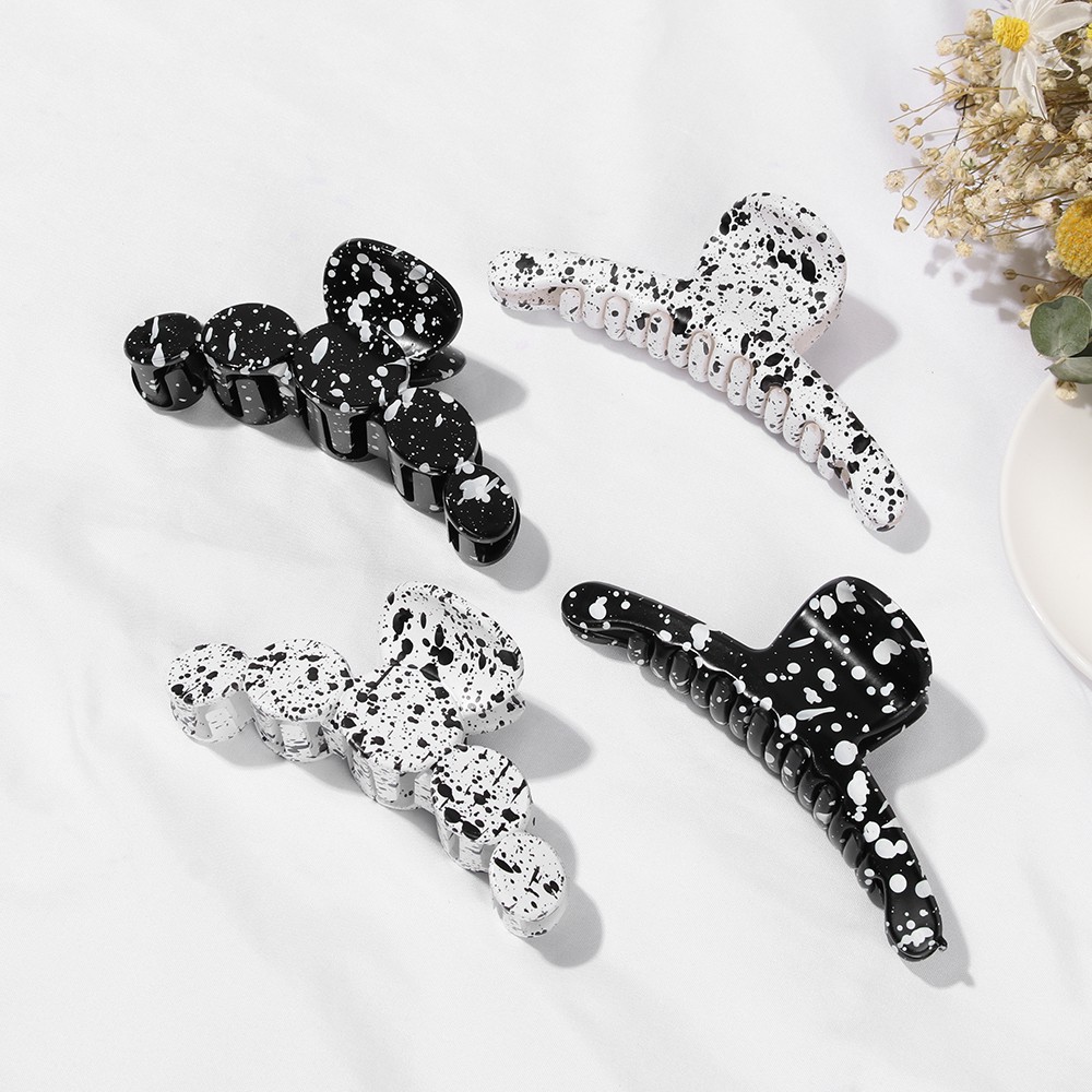 WATTLE Women Girls Hair Clips Elegant Hair Claws Jaw Grip Portable Strong Hold Hairpins Stylish Non Slip Styling Accessories