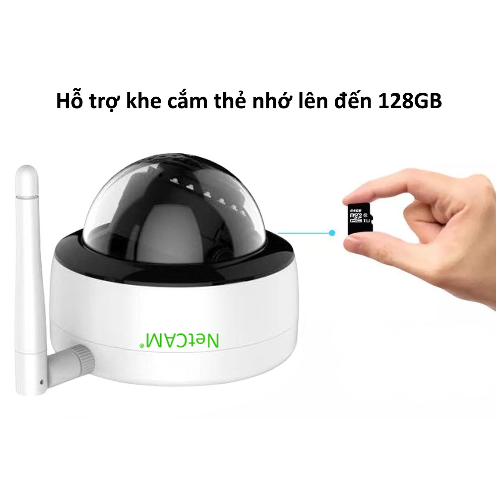 Camera Giám Sát IP Wifi Dome NETCAM NDA2.0 1080P