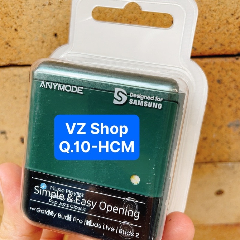 Chính hãng-Case buds/Ốp bảo vệ tai nghe Galaxy Buds 2 Pro/Buds 2/ Buds Live/ Buds Pro hình điện thoại Z Flip