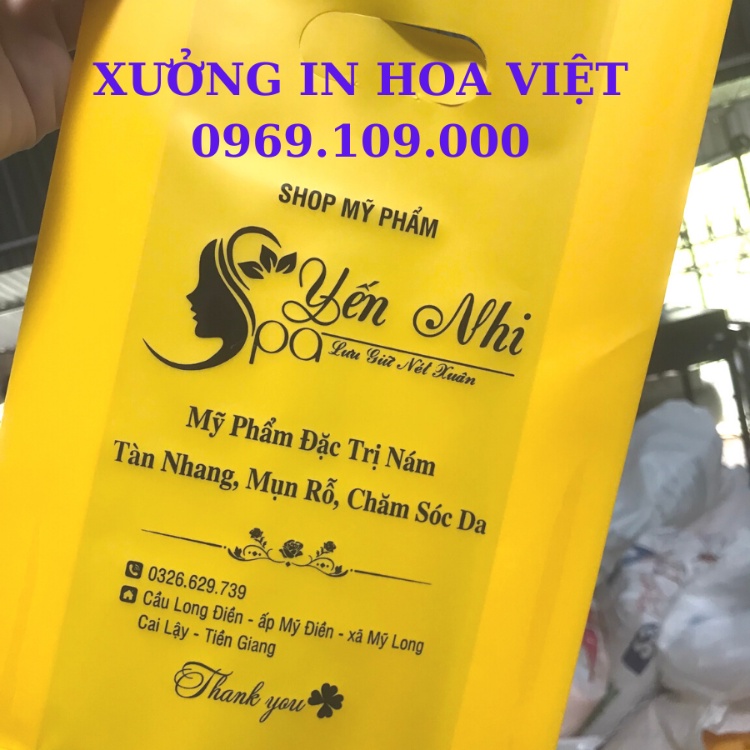 Combo in túi nilon pe đủ màu  theo yêu cầu 5kg ( free thiết kế theo yêu cầu)