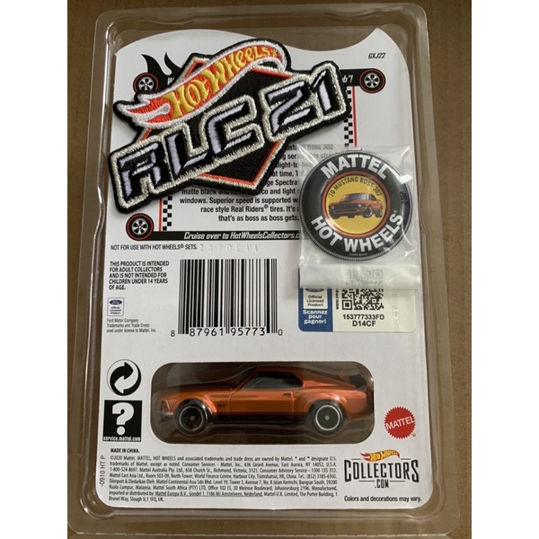 Xe Hot Wheels RLC ‘70 Ford Mustang Boss 302