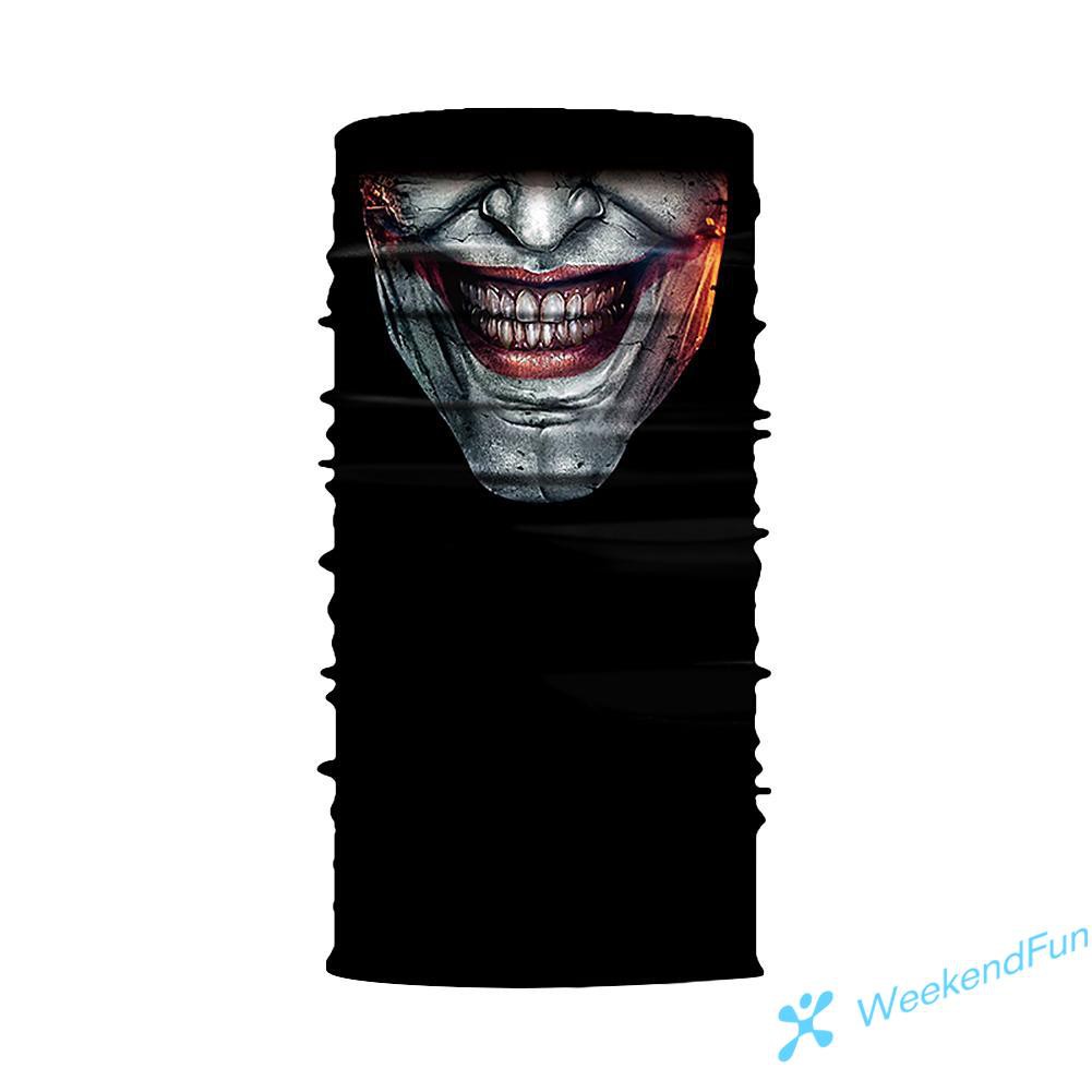 Bicycle Motorcycle Windproof Clown Half Face Mask Outdoor Balaclavas Scarf