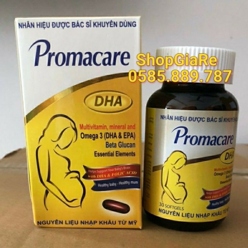 Promacare bổ sung dưỡng chất cho mẹ bầu, cung cấp vitamin khoáng chất cho mẹ bầu