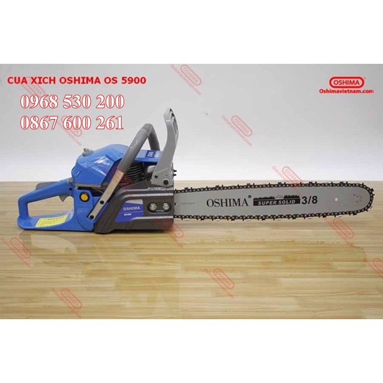 Máy cưa xích Oshima 5900, Máy cưa gỗ chạy xăng gia đình giá rẻ Giá cực Rẻ