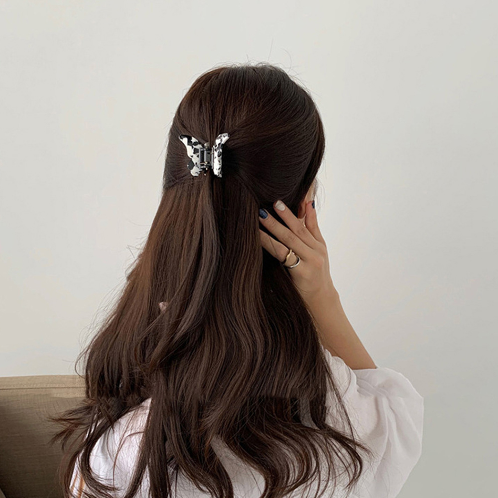 Kẹp tóc họa tiết bò sữa xinh xắn cho nữ