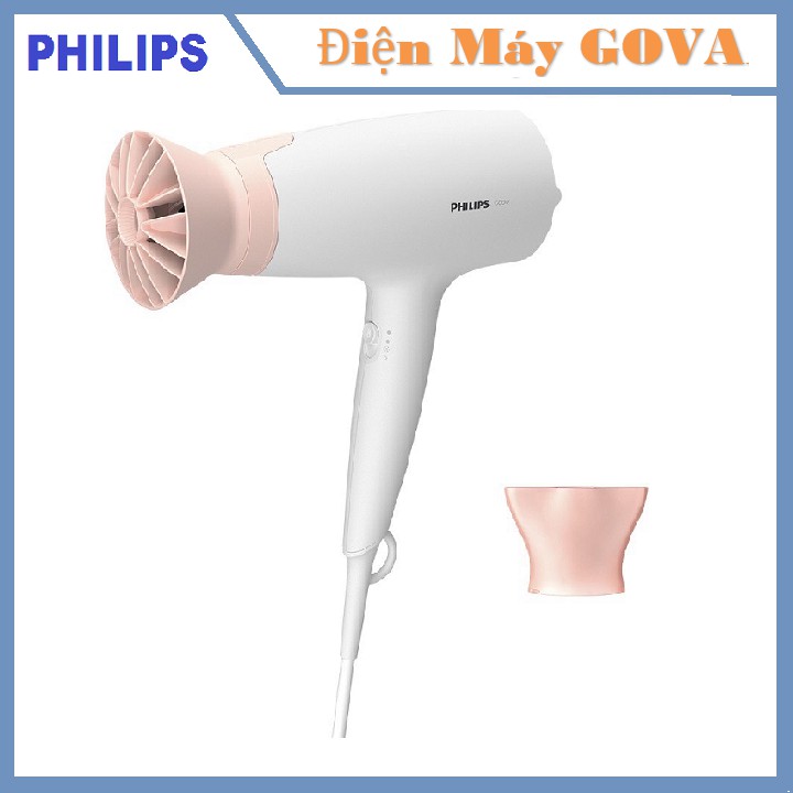 Máy sấy tóc Philips BHD300, 1600 W, 3 chế độ cài đặt nhiệt và tốc độ, hàng chính hãng