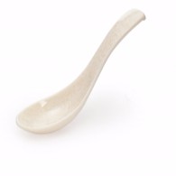 10 muỗng cơm nhựa Melamine màu đen nhám, đen bóng, nâu bóng, vân đá thìa ăn chè- Spoon