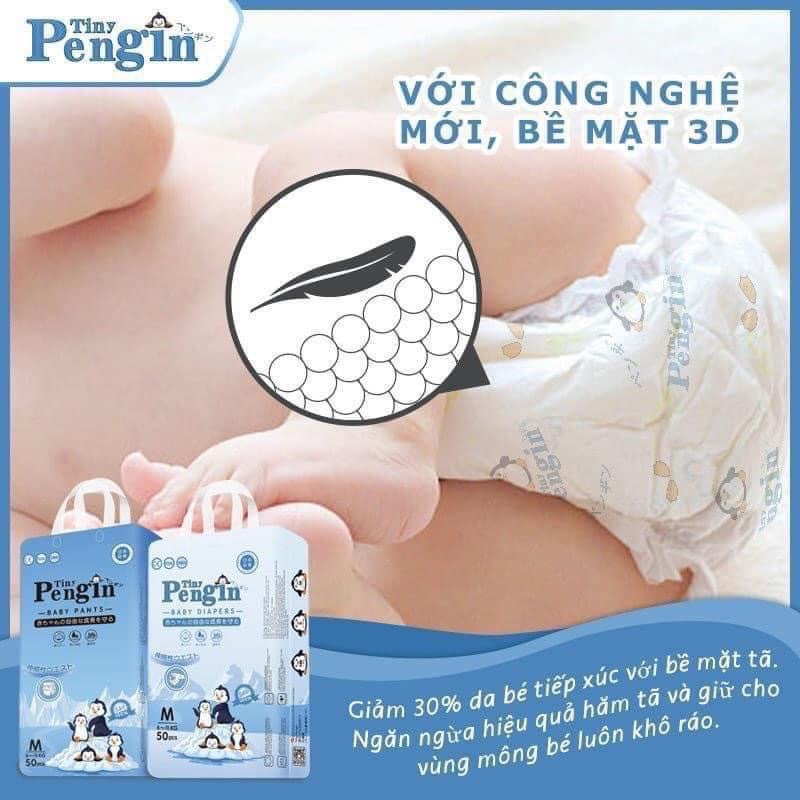 Bỉm Dán/Quần cao cấp TinyPengin, Tã siêu thấm hút Tiny Pengin S50/M50/L50/XL50/XXL50/XXXL50 - Mun Store